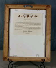 VTG Scherenschnitte Framed Quilter by Janice Stutts Original Scissor Folk Art