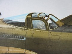 Raymond Waddey Painting on Canvas of USA and USSR P-63A Kingcobra WWII, 16″x20″