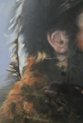 Original Pastel Sherry Gallagher Rocky Western Mountain Man Framed 28×22