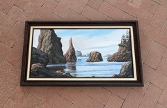 Bill Conant Original Painting Oregon Coast Seascape Coastal Landscape