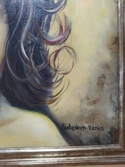 art 129 original painting 40×50 cm ZP oil on canvas modern realizm children
