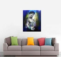 BRUCE LEE. Original Painting 11″ x 8″ on paper By Roldan West. W/COA