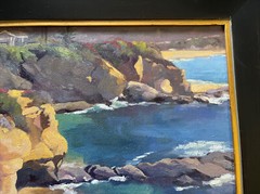 Colby Zeiser Painting Beach Coast Landscape American Listed Cliffs Shore Line