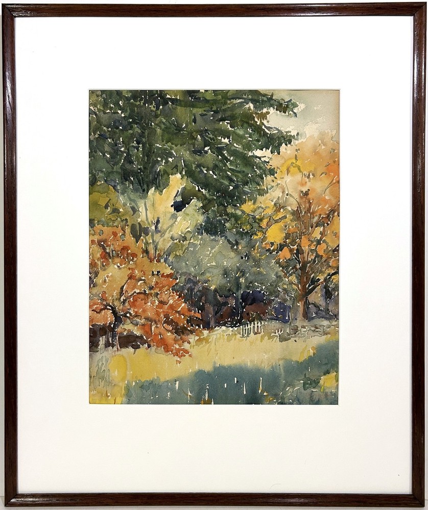 20th c. American Impressionist PROVINCETOWN AUTUMN MA Massachusetts J.R. Thomson