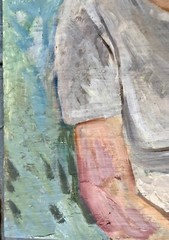 Helena Krause Beacham, American 1900-1994, WPA artist, New Hope, Modernist, Girl