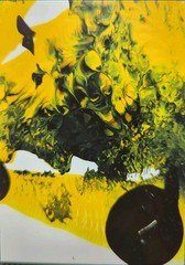 ACEO Original Art Card 2.5 x 3.5 Abstract Acrylic Paintings Unique One of a Kind