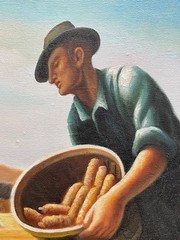 Benton Painting – Farming Painting – Mid-West Art