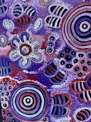 Dulcie Long Pula. Authentic Aboriginal Art. Incl, COA, Photo’s.Beautiful detail