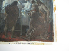 ANTIQUE PAINTING JULES RAUSCHERT WPA AMERICAN MASTER SCIENCE LAB TECHNOLOGY