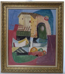 Maria dos Anjos (Portuguese-Brazilian, 1990) Abstract Modern Oil Painting Signed