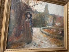 Roger JAMMES (1875-1918) Antique French Impressionism Oil Painting Portrait Lady