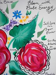 Petals Up Queen 9×12 Thick Watercolor Paper Original Art Abstract Expressionism