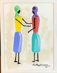 Headley Thompson,Jamaican Art,Signed,1987,
