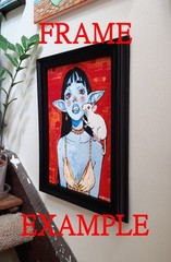 Colorful Modern Gonzo Art Neo Computer 14×11 Original Acrylic Painting on Paper