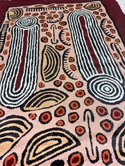 Eva Gibson 💕💕Aboriginal Art COA Supplied 91cm X 62cm