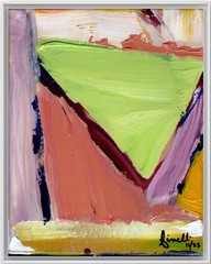 FINELLI Original Art 11×14 PAINTING ABSTRACT EXPRESSIONISM Signed Canvas COA G1B