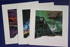 Norfolk & Western RR Color Art Prints, Virginia 1965 12″ x 11″ (Set of 3) Lot 2