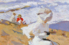 Joaquin Sorolla (Handmade) Signed Oil Painting on Canvas 16×24 in Luminism ..