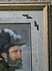 Original Pastel Sherry Gallagher Rocky Western Mountain Man Framed 28×22