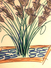 4TH JULY SALE! 2 Pastel Paintings 24 Tulips and 3 Sunflower