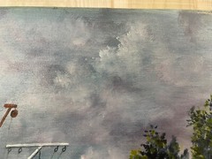 16 x 20 Original Acrylic on Canvas….“Smokin‘ Dragon Fishing Boat“