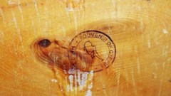 LIVE EDGE WOOD PHOTO ART STAMPED MADE IN CYPRUS VINTAGE ART SAME DAY SHIPPING