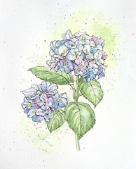 Original brand new watercolor paintings ”Springtime” $50 art decor gift