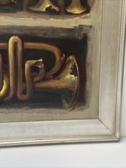 Mid Century Painting Instruments Exhibited Music Modernism Musical Sotomayor