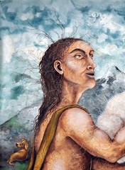 art painting modern contemporary nature portrait cain abel god still life animal