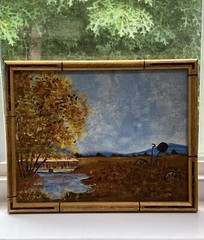 BEAUTIFUL VINTAGE 1986 9.75” X 7.5” SIGNED/DATED OIL PAINTING