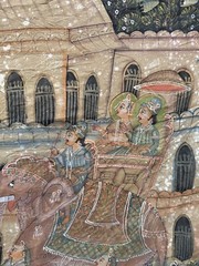 Original Mughal Painting from India“ Ceremonial Parade (160 High X 225 Cm Wide)