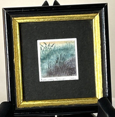 Watercolor Landscape Picture Bernhard Traxler Rio De Janeiro Brasil 2004 1.25″SQ