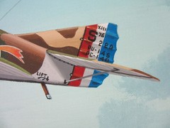 Raymond Waddey Painting WW1 SPAD XIII Smith IV, Arthur Raymond Brooks, 18″x24″