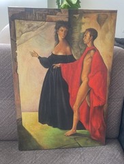 Leonor Fini oil painting on canvas signed