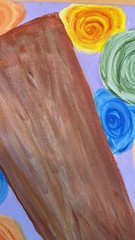 Original Cross with Heart & Roses Acrylic Painting | Faith Folk Art 16×20 Canvas