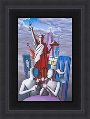 Mark Kostabi „New york state of mind“ (2021) Limited Edition Giclee