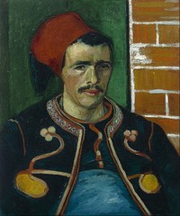 Vincent van Gogh – The Zouave Painitng Canvas Print wall home Decor