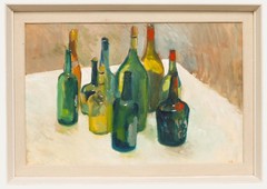 20th Century Gouache – Empty Bottles
