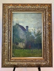 Johann Friedrich Engel Oil on Panel Painting (1870-1921) German Original