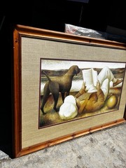 Fabio Hurtado Spanish Painter Art 54” X 38”