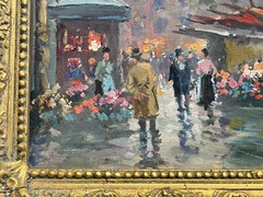 Francois Gerome Painting Impressionism France French Street Scene Listed Artist