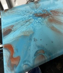 Original Abstract Painting One Of A Kind 12 Inch Square Canvas Wall Art