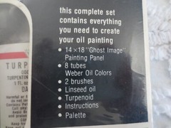 NIB PAINT YOUR OWN MASTERPIECE Ghost Images SPRING PATHWAY PANEL Kit – 14″ x 18″