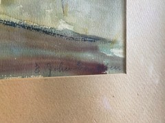 ::AQUARELL ANSICHT VON KRUMAU IN BÖHMEN 1939 TSCHECHIEN ANTIK SIGNIERT SELTEN