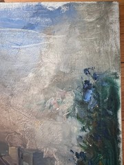 GREGG KREUTZ ORIGINAL OIL PAINTING ON CANVAS American b.1947 New York Scene?