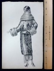 1920’s High Fashion Ink and Watercolor Illustration #1