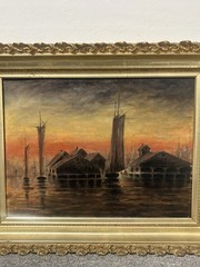 Rare Seascape Oil Painting From The Estate Of Supreme Court Justice David Souter