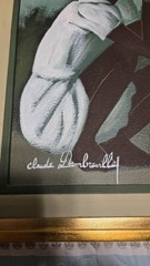 13.5 X 10.5 ORIGINAL ART PAINTING BY THE LATE GREAT MASTER CLAUDE DAMBREVILLE