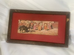 Pal Fried Original Watercolor Painting On Canvas Bullfight Rodeo Western Signed