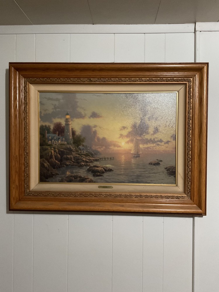 Thomas Kinkade Limited Edition Canvas The Sea of Tranquility 36x 28”